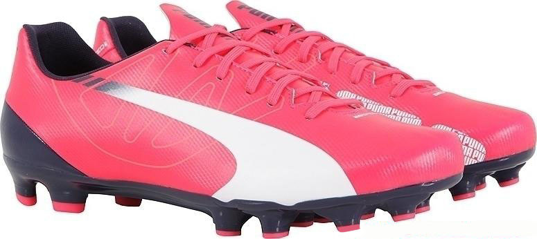Puma Kopačky lisovky Puma evoSPEED 5-3 FG 10311105 |Bright plasma-white-peacoat| velikost 44,5 (US 11 / UK 10)