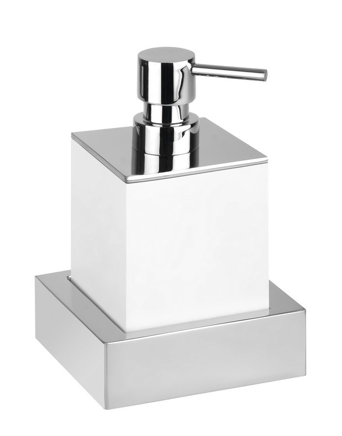 SAPHO X-STEEL dávkovač mýdla na postavení 200ml, bílá mat XS104W