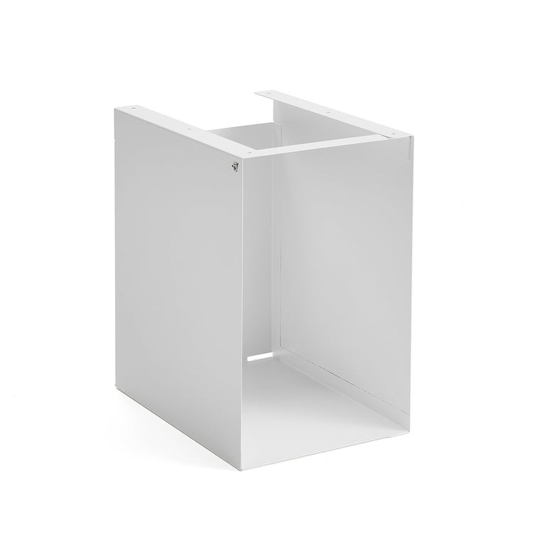 Polička pod stůl QBUS, bílá