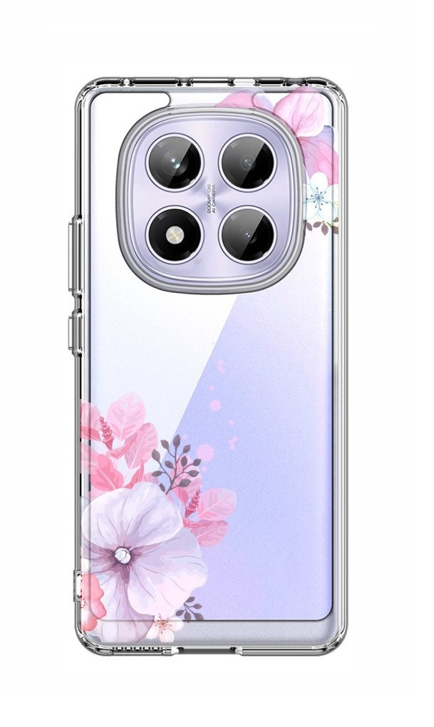 Kryt TopQ Image Xiaomi Redmi Note 14 Pro pevný Violet Blossom 136689