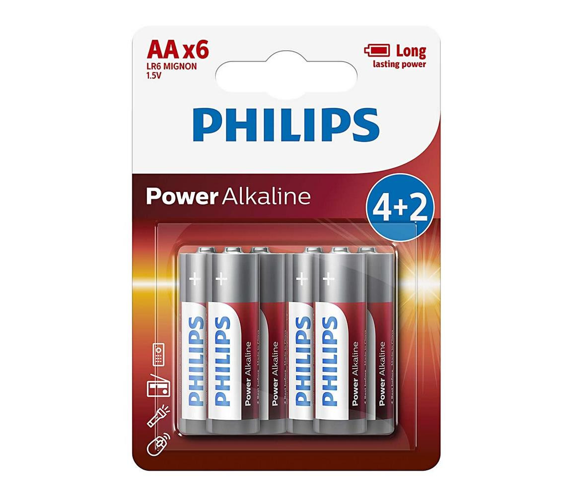 Baterie Philips Power Alkaline AAA 6ks - blistr
