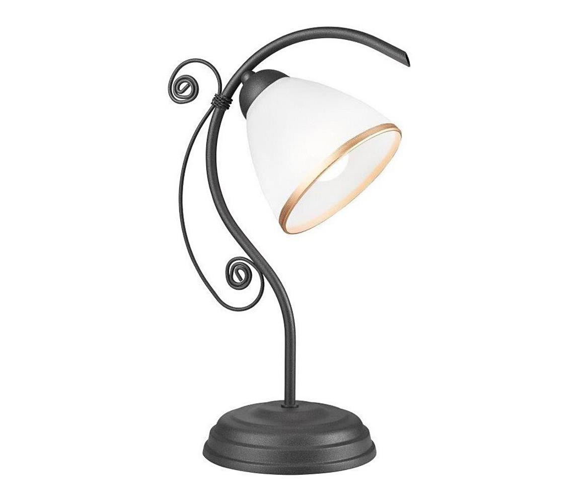 Stolní lampa RETRO II 1xE27/60W/230V antracit