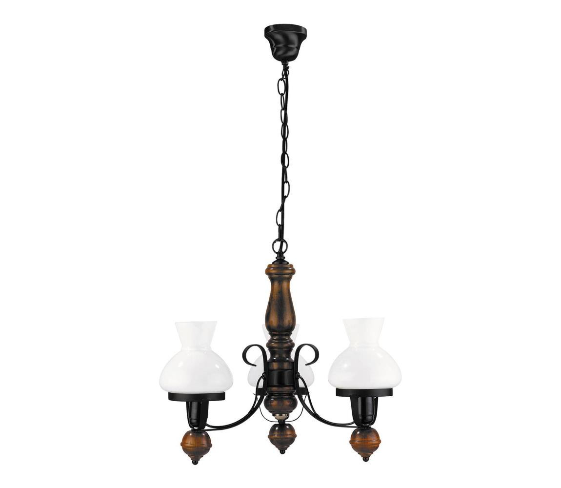 Rabalux Rabalux 7078 - Lustr na řetězu PETRONEL 3xE27/60W/230V