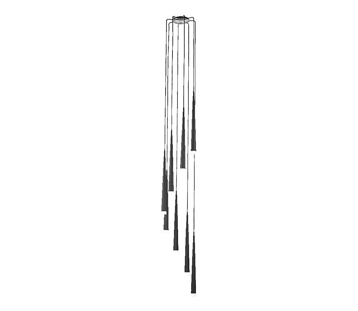 Luxera LUXERA  - Závěsný lustr EBONY 8xG9/33W/230V