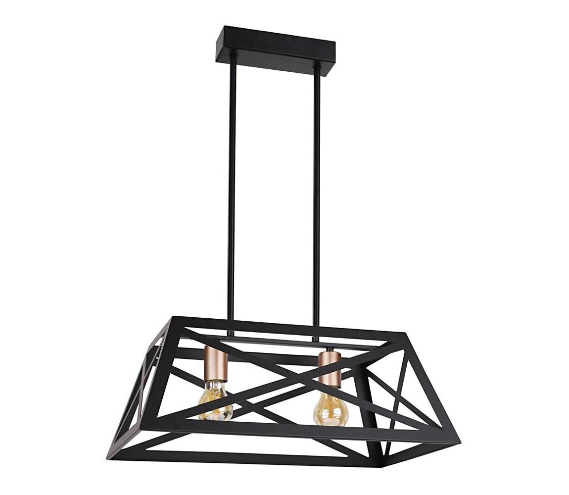 Lustr na lanku ORIGAMI 2xE27/40W/230V