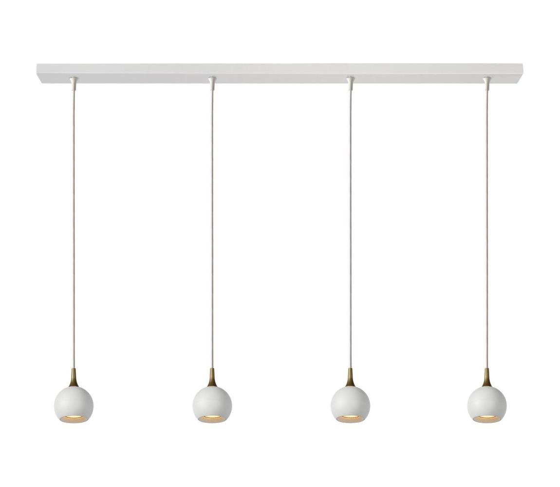 Lucide Lucide 09434/04/31 - Lustr na lanku FAVORI 4xGU10/5W/230V bílá