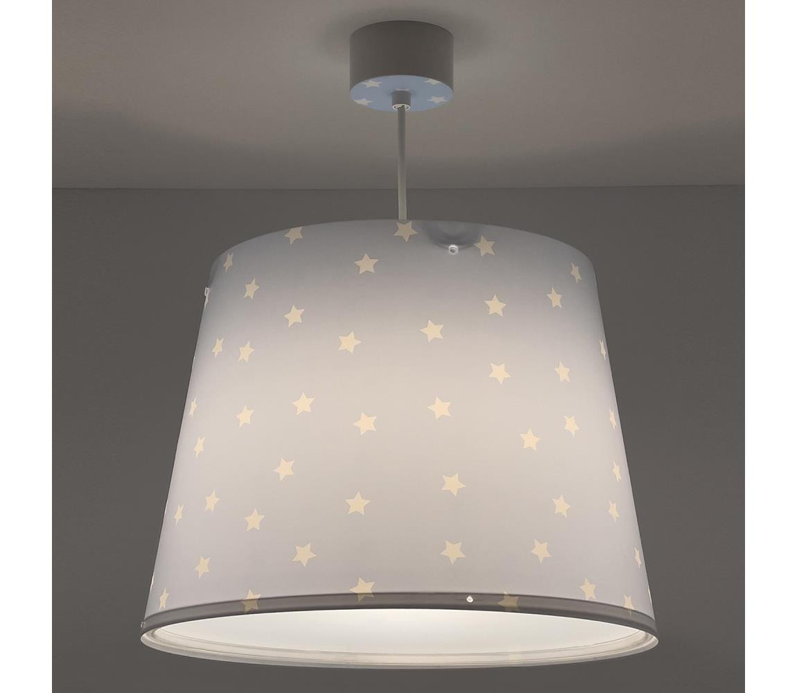 Dalber Dalber 82212T - Dětský lustr STAR LIGHT 1xE27/60W/230V modrá