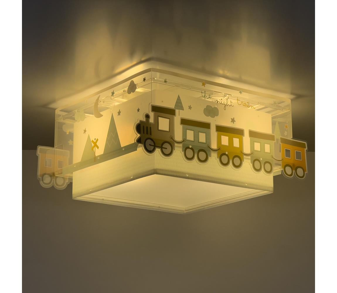 Dalber Dalber 63536 - Dětské stropní svítidlo TRAIN 2xE27/60W/230V