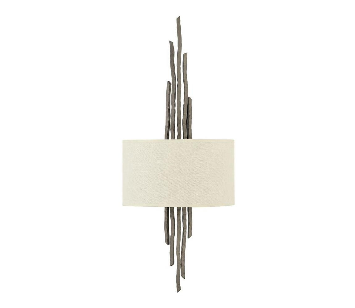 Elstead Hinkley HK-SPYRE2-MMB - Nástěnné svítidlo SPYRE 2xE14/60W/230V šedá
