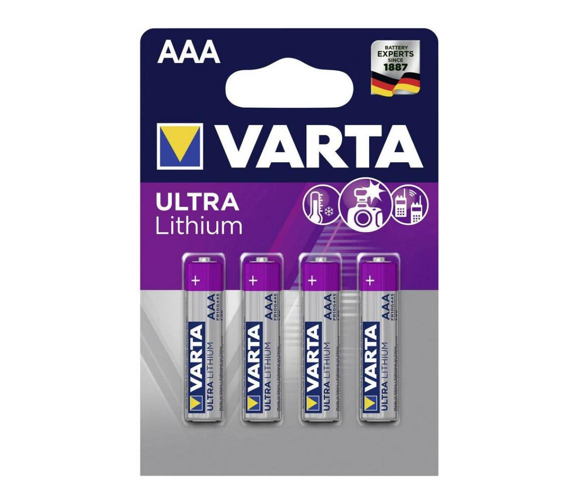 VARTA Varta 6103301404 - 4 ks Lithiová baterie ULTRA AAA 1,5V