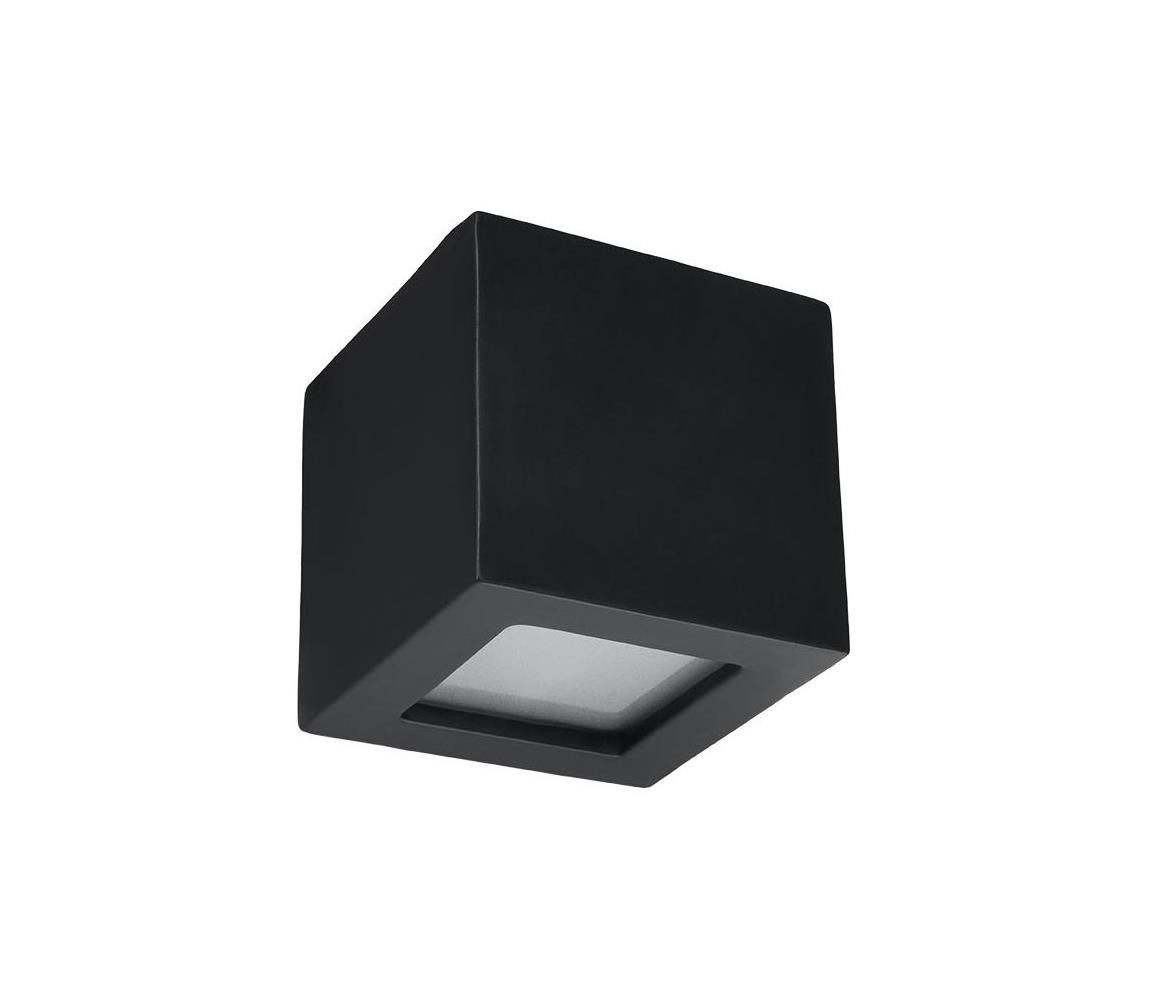 SL.0872 - Nástěnné svítidlo LEO 1xE27/60W/230V černá