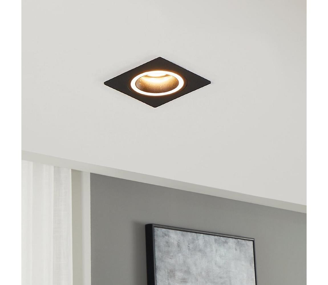 Eglo Eglo 900451 - Podhledové svítidlo CAROSSO 1xGU10/35W/230V antracit