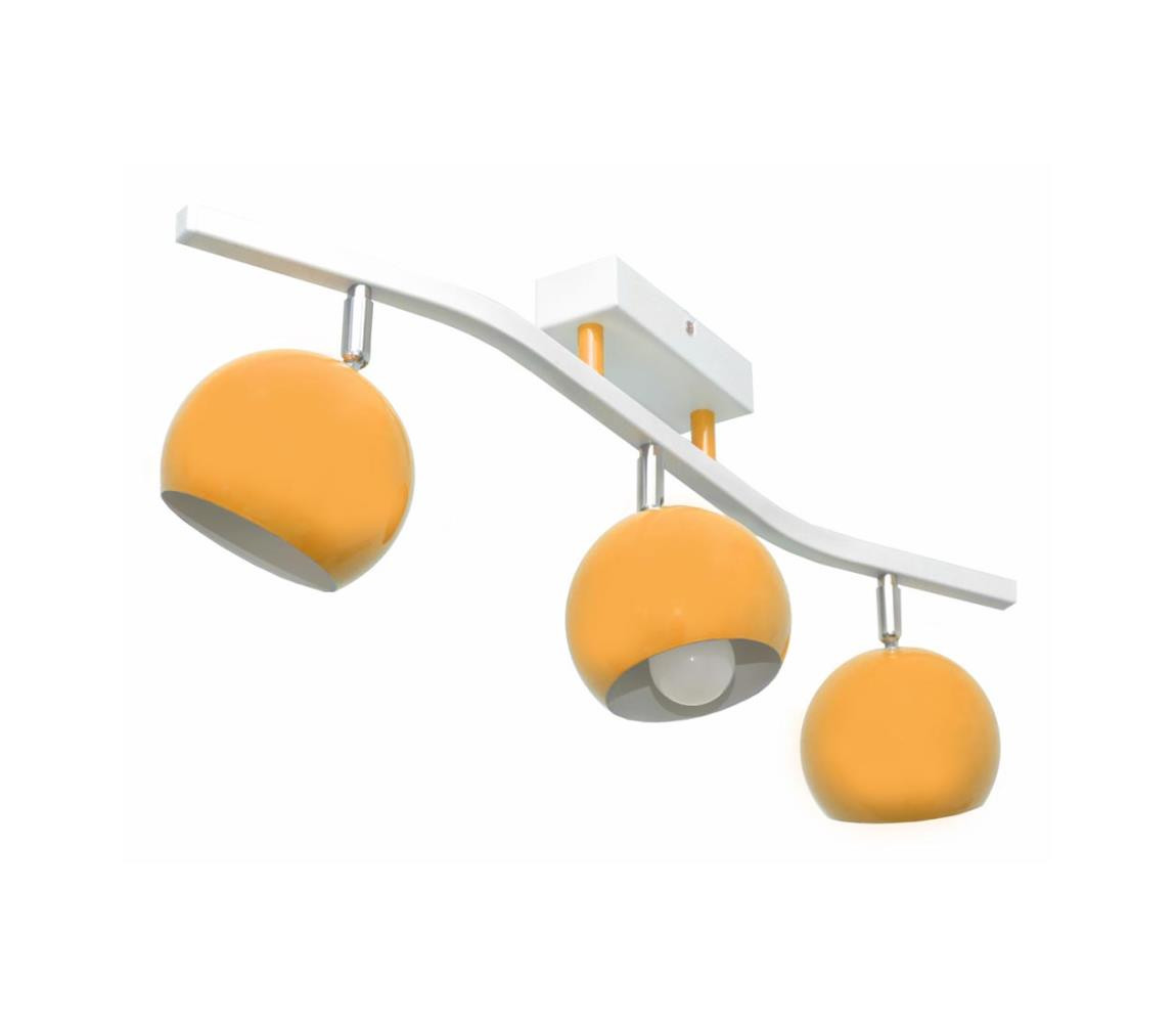 Bodové svítidlo MORRIS 3xE27/15W/230V oranžová