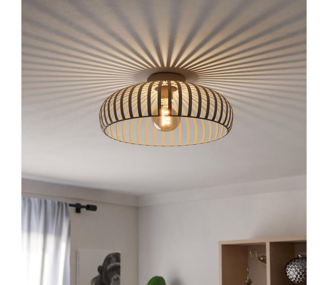 Eglo Eglo 901747 - Stropní svítidlo MOGANO 1xE27/40W/230V pr. 43 cm krémová