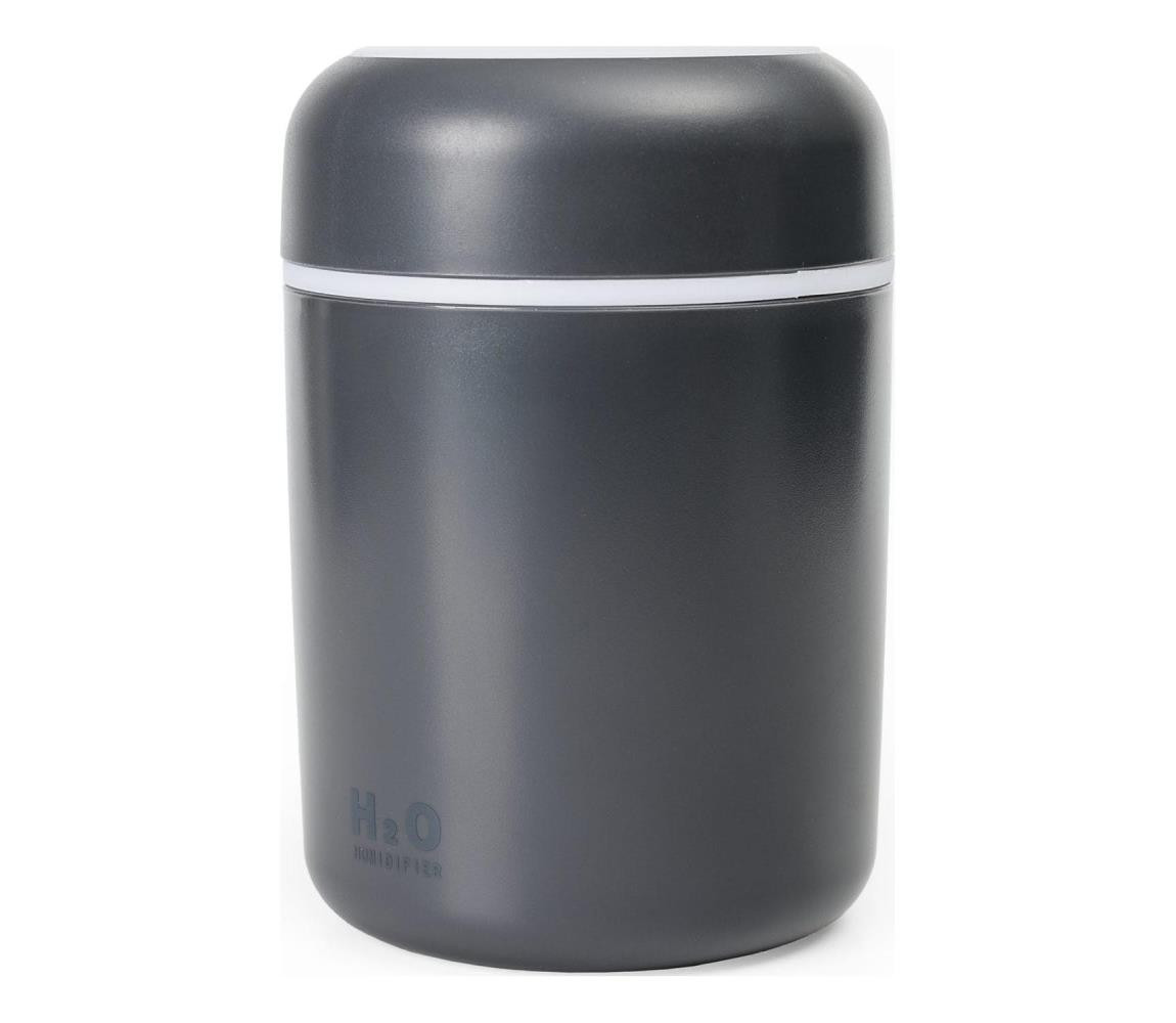 LED RGB Ultrazvukový aroma difuzér a zvlhčovač vzduchu LED/2W 300ml černá