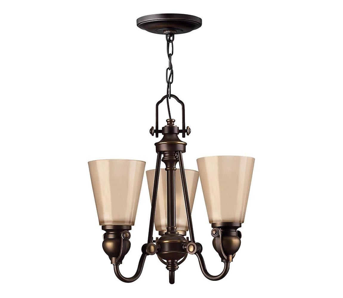 Elstead Hinkley HK-MAYFLOWER3 - Lustr na řetězu MAYFLOWER 3xE27/60W/230V