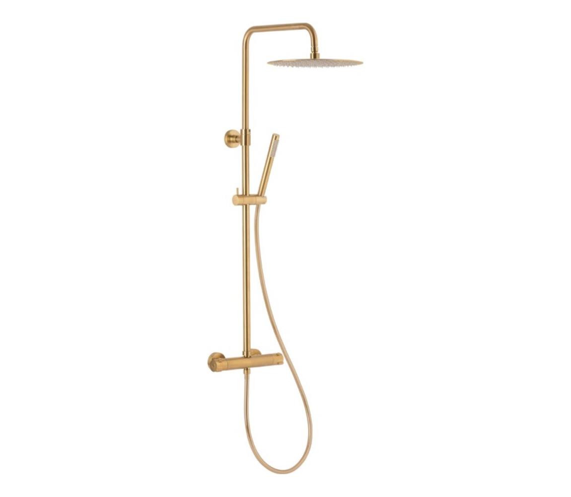 KFA Armatura KFA Armatura 5736-920-31 - Sprchová sada s termostatickou baterií MOZA zlatá