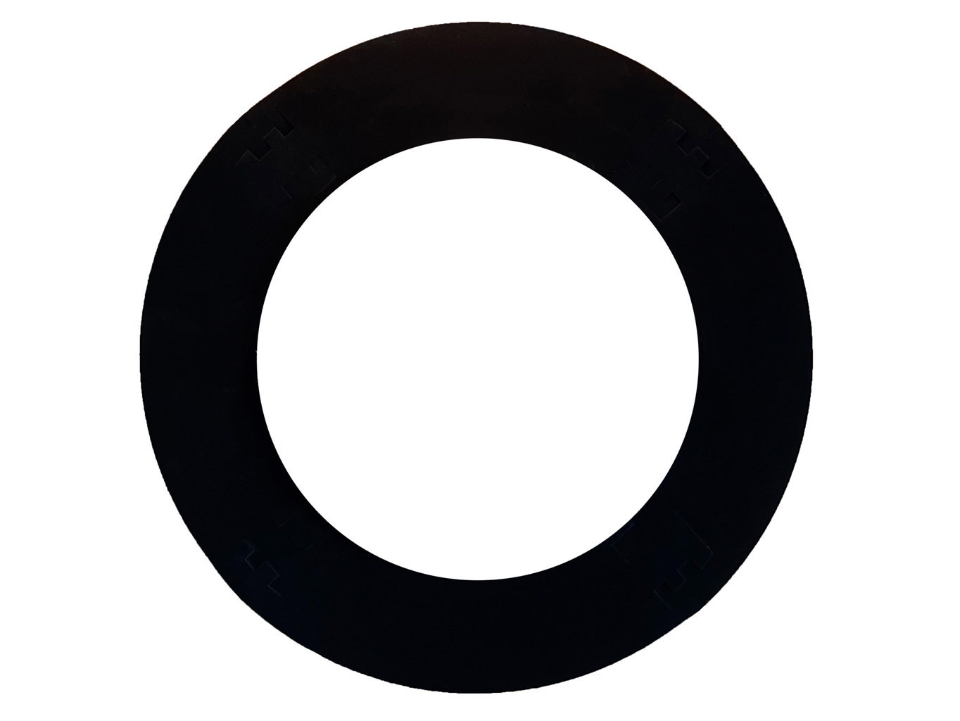 Okruží k sisálovému terči Karella EVA 4-dílný černý