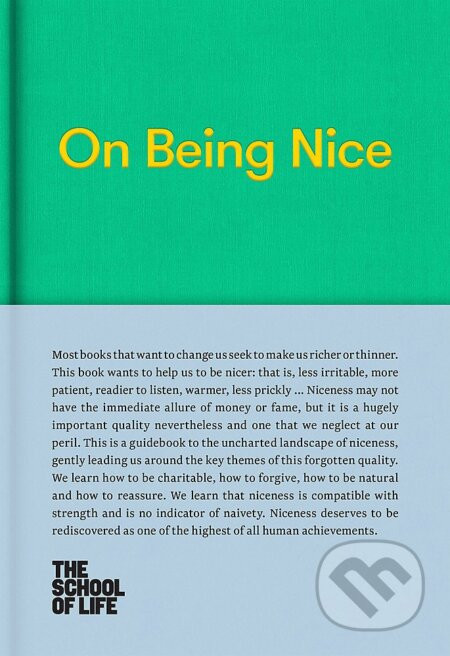 On Being Nice - The School of Life Press