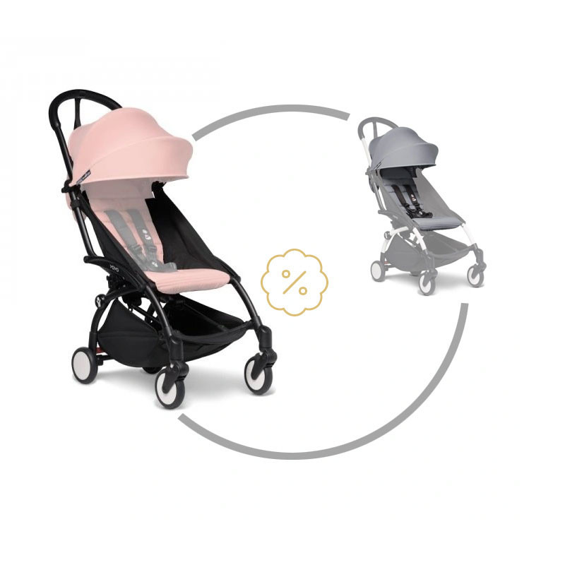 BABYZEN YOYO2 rám, Black + Color Pack 6+