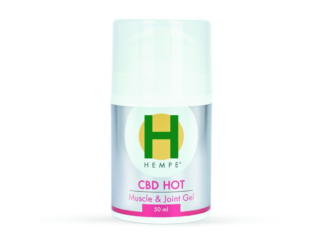 Hřejivý gel HEMPE CBD HOT Muscle & Joint Gel 50ml