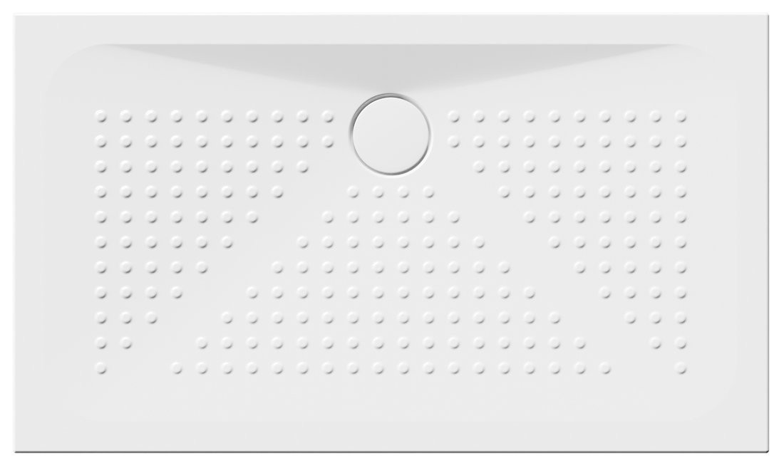 GSI Keramická sprchová vanička, obdélník 120x70x4cm, bílá ExtraGlaze