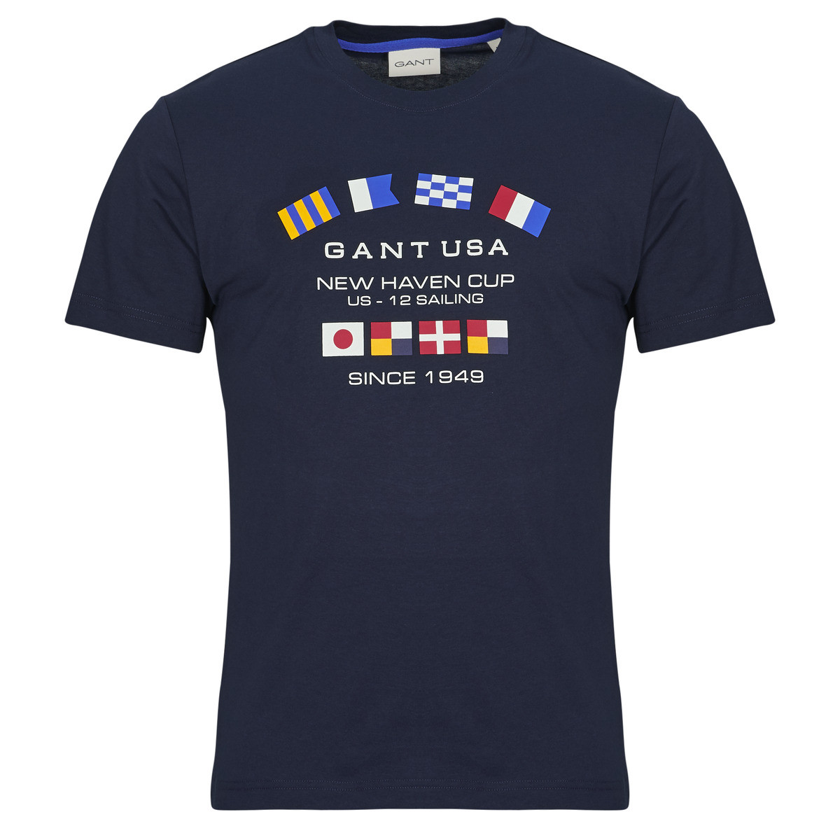 Gant  GRAPHIC SS T-SHIRT  Tmavě modrá