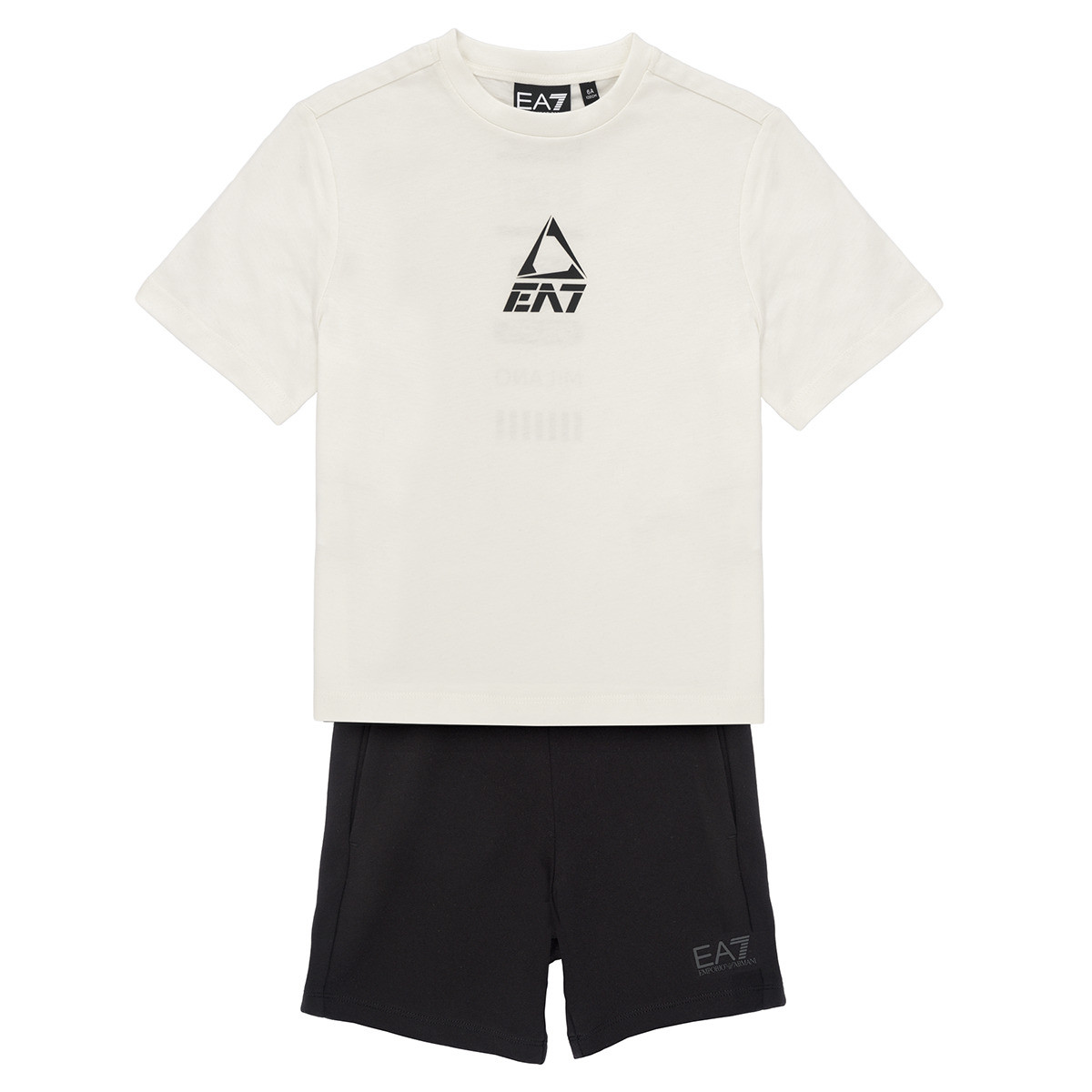 Emporio Armani EA7  TRAIN LOGO SERIES BOY KIT TEE-SHORTS FREE  ruznobarevne