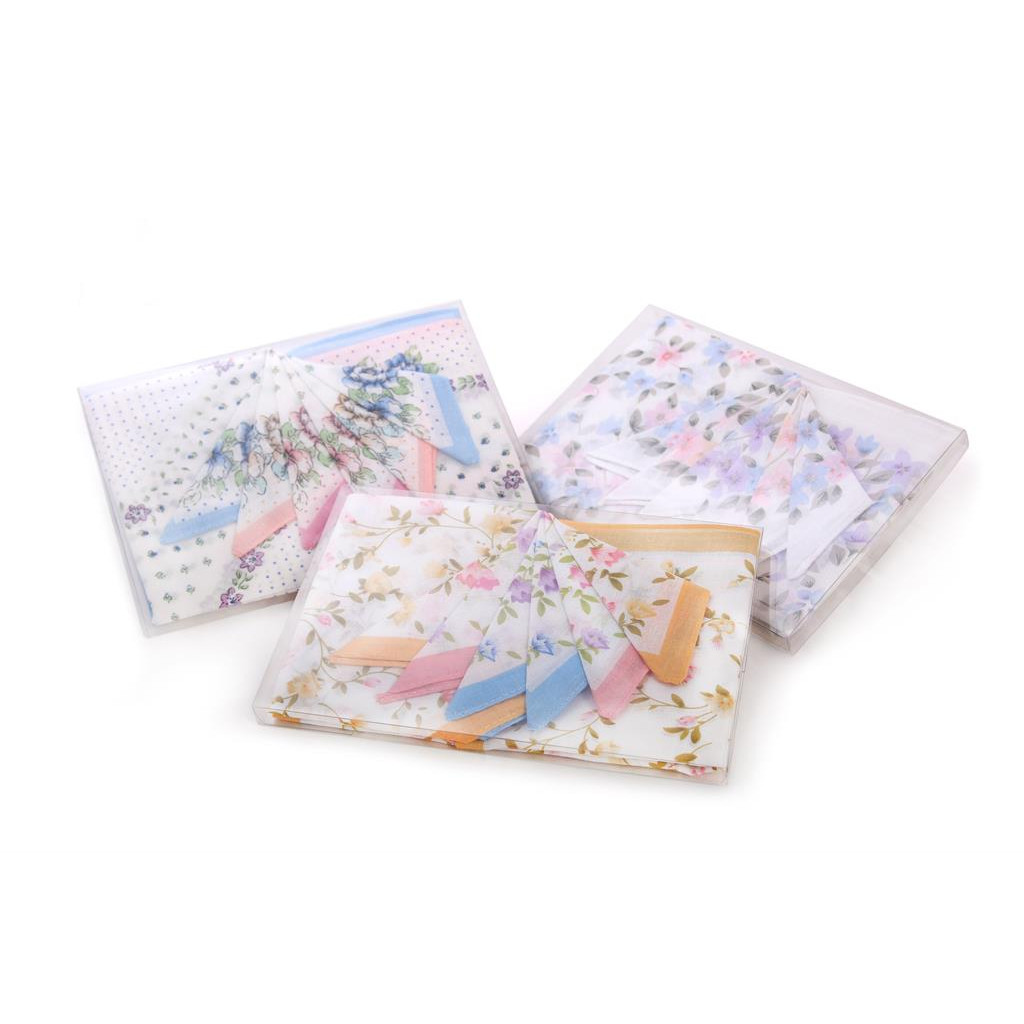 Dámské kapesníky Etex L03 6 ks - různé barvy