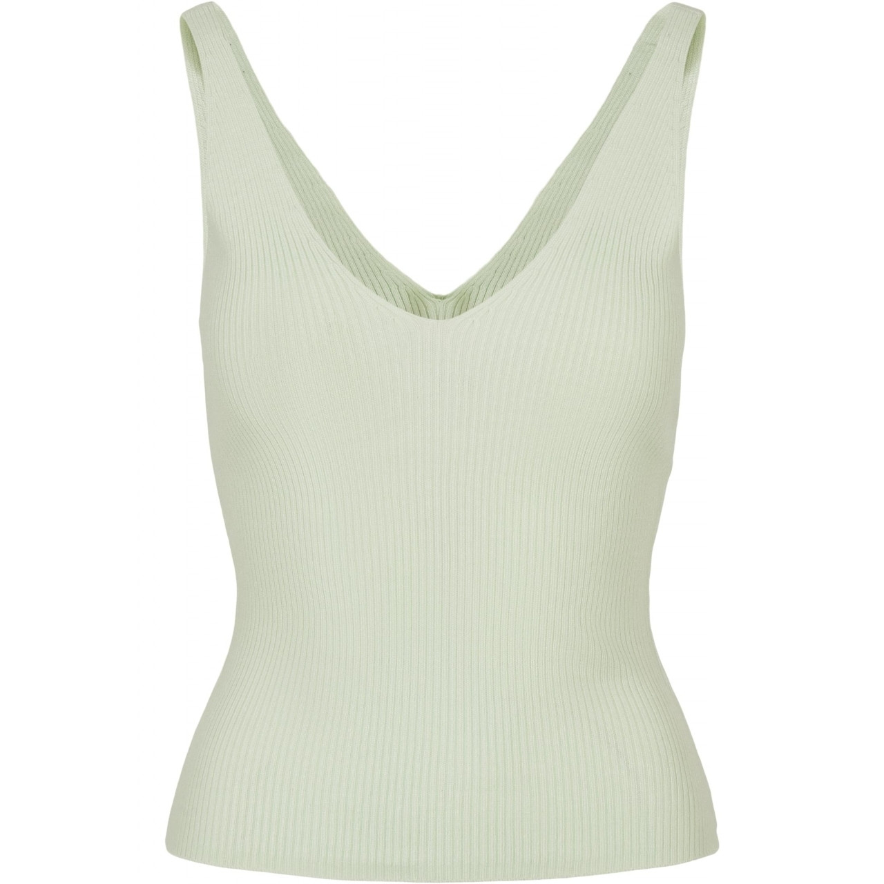 Tílko dámské Urban Classics Rib Knit Top - světle zelené, XS