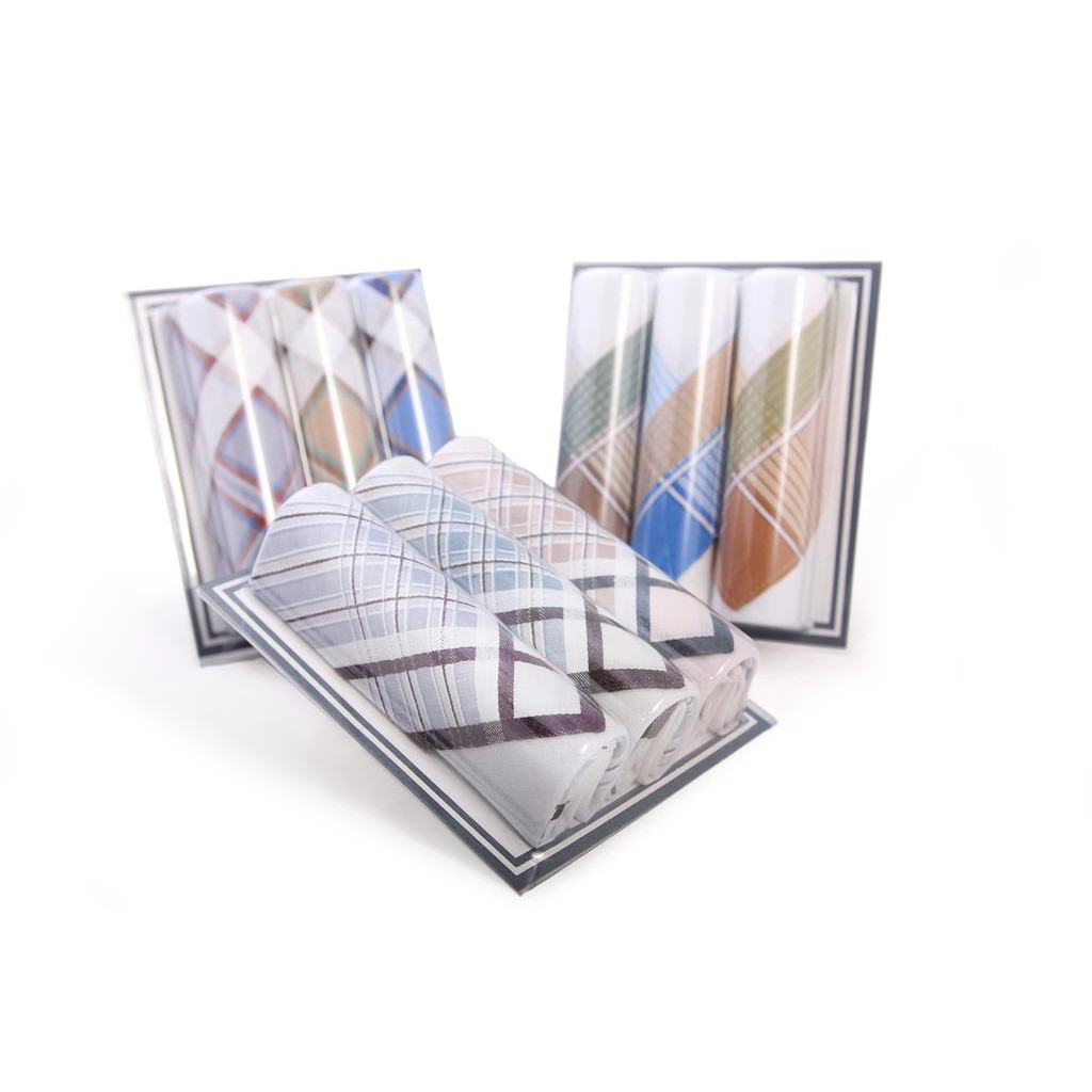 Pánské kapesníky Etex M14 3 ks - různé barvy