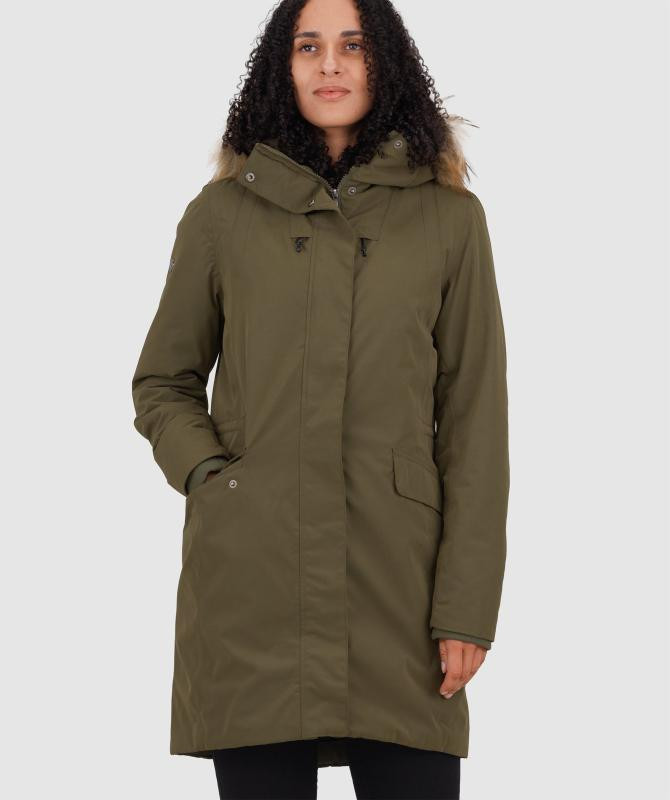 Woox Lucania Ivy Green parka