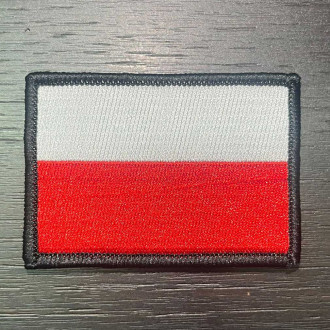 Workout Nášivka polské vlajky se suchým zipem 7 x 5 cm WOR485