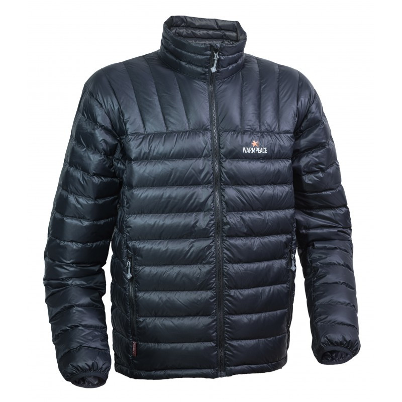 Warmpeace Ultralehká pánská péřová bunda Warmpeace Drago Černá