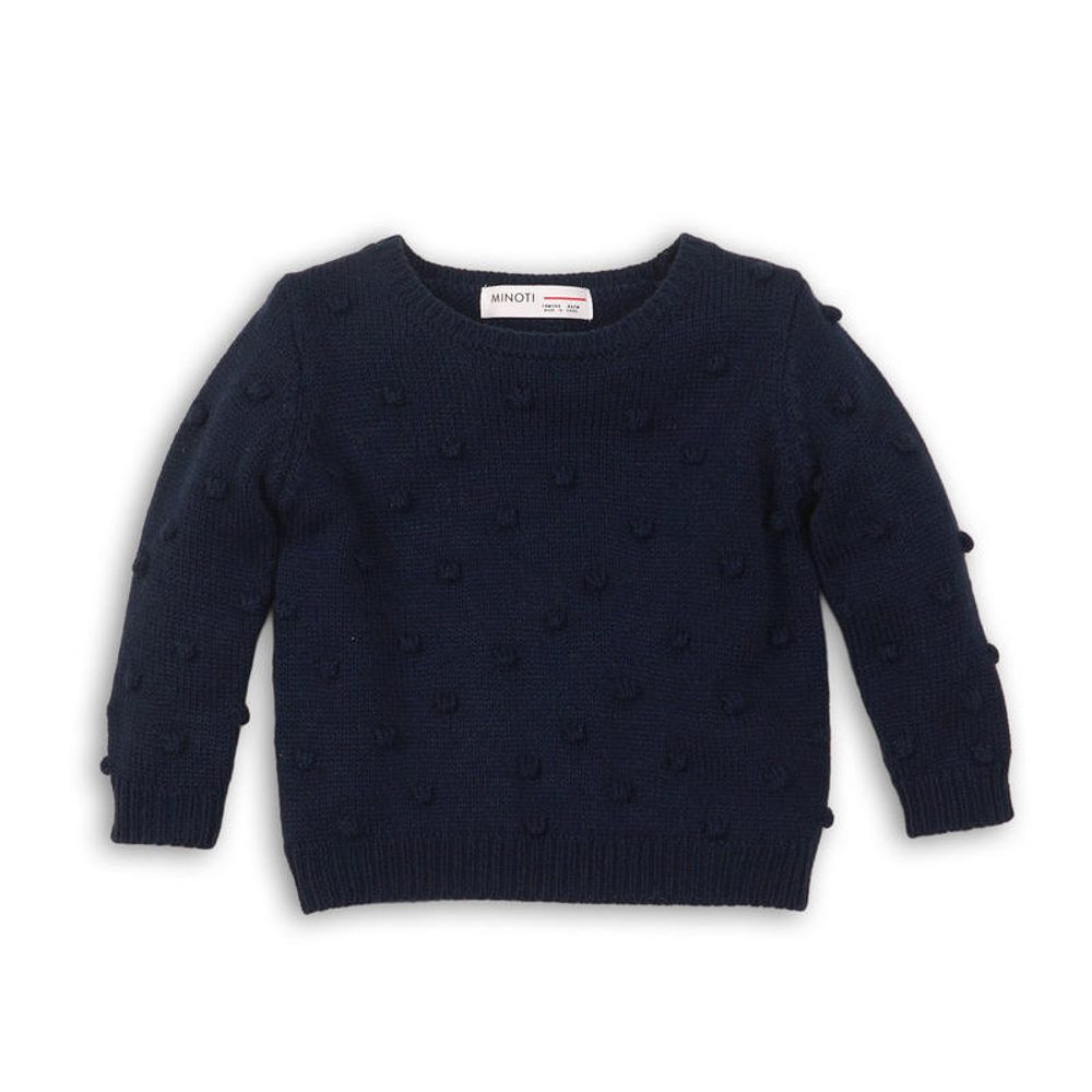 Svetr dívčí, Minoti, TRAVELLER 3, modrá - 104/110 | 4/5let