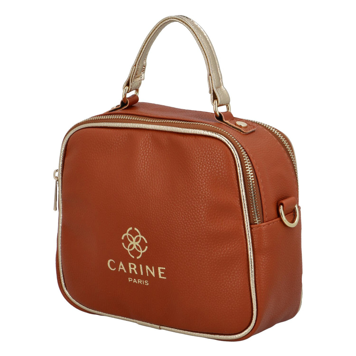 Dámská koženková kabelka Palermo, koňaková