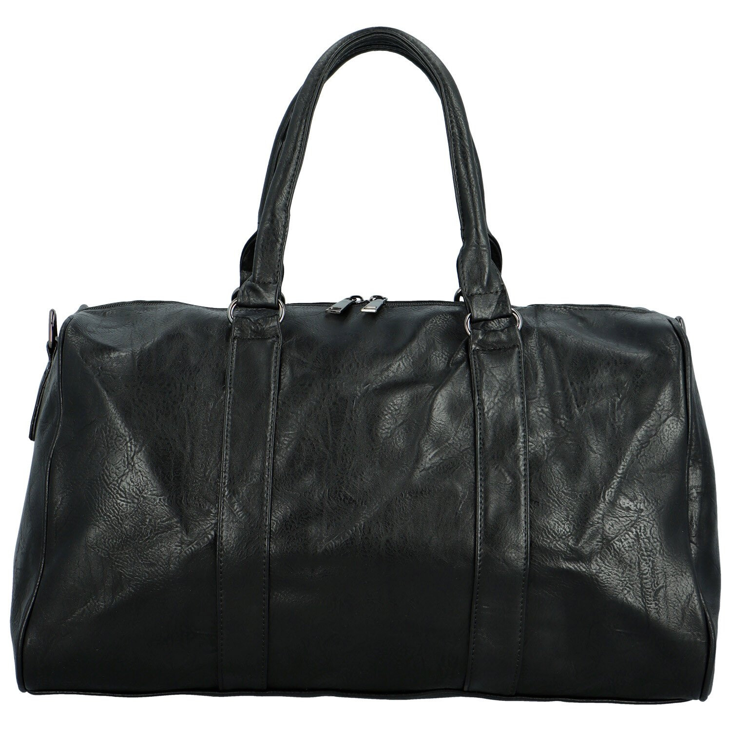 Stylová koženková cestovní taška Maribe, černá