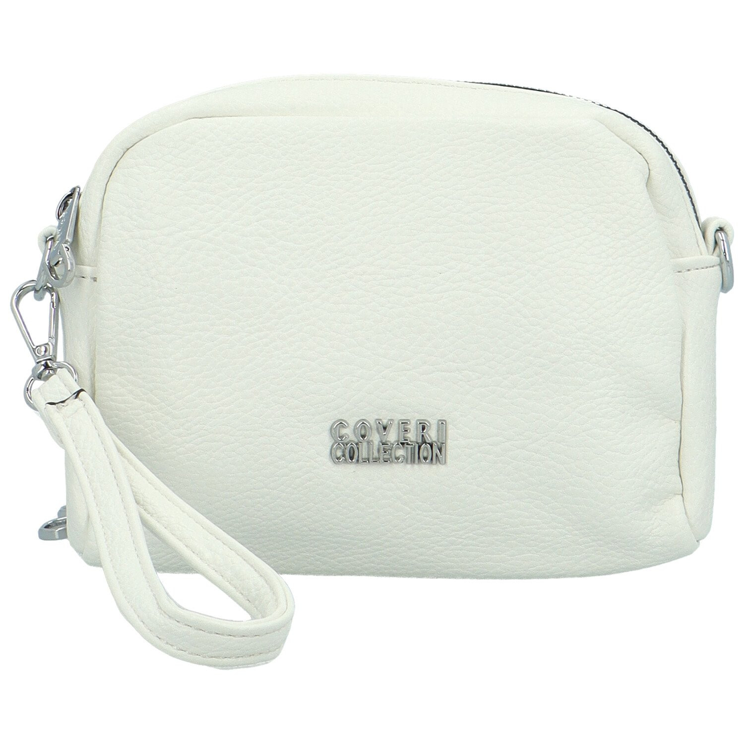 Stylová dámská mini koženková crossbody kabelka Fehmi, bílá