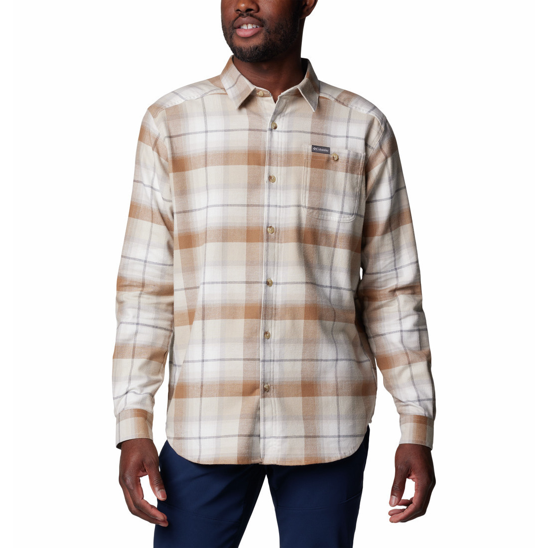 Pánská košile Columbia Cornell Woods™ Flannel Long Sleeve Shirt Velikost: XL / Barva: světle hnědá