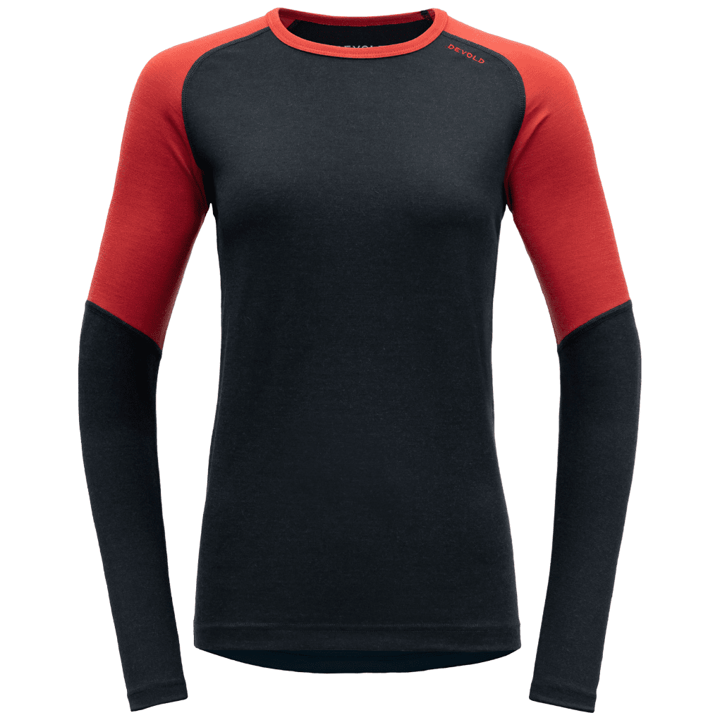 Dámské funkční triko Devold Jakta Merino 200 Shirt Velikost: S / Barva: oranžová