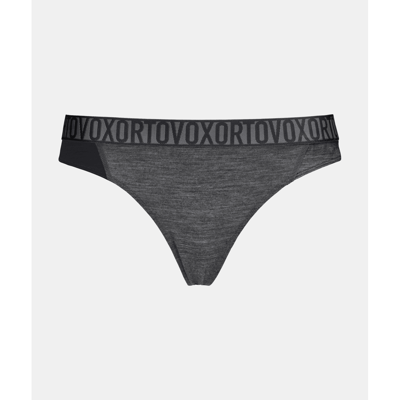 Dámské funkční kalhotky Ortovox 150 Essential Thong W Velikost: S / Barva: šedá/černá