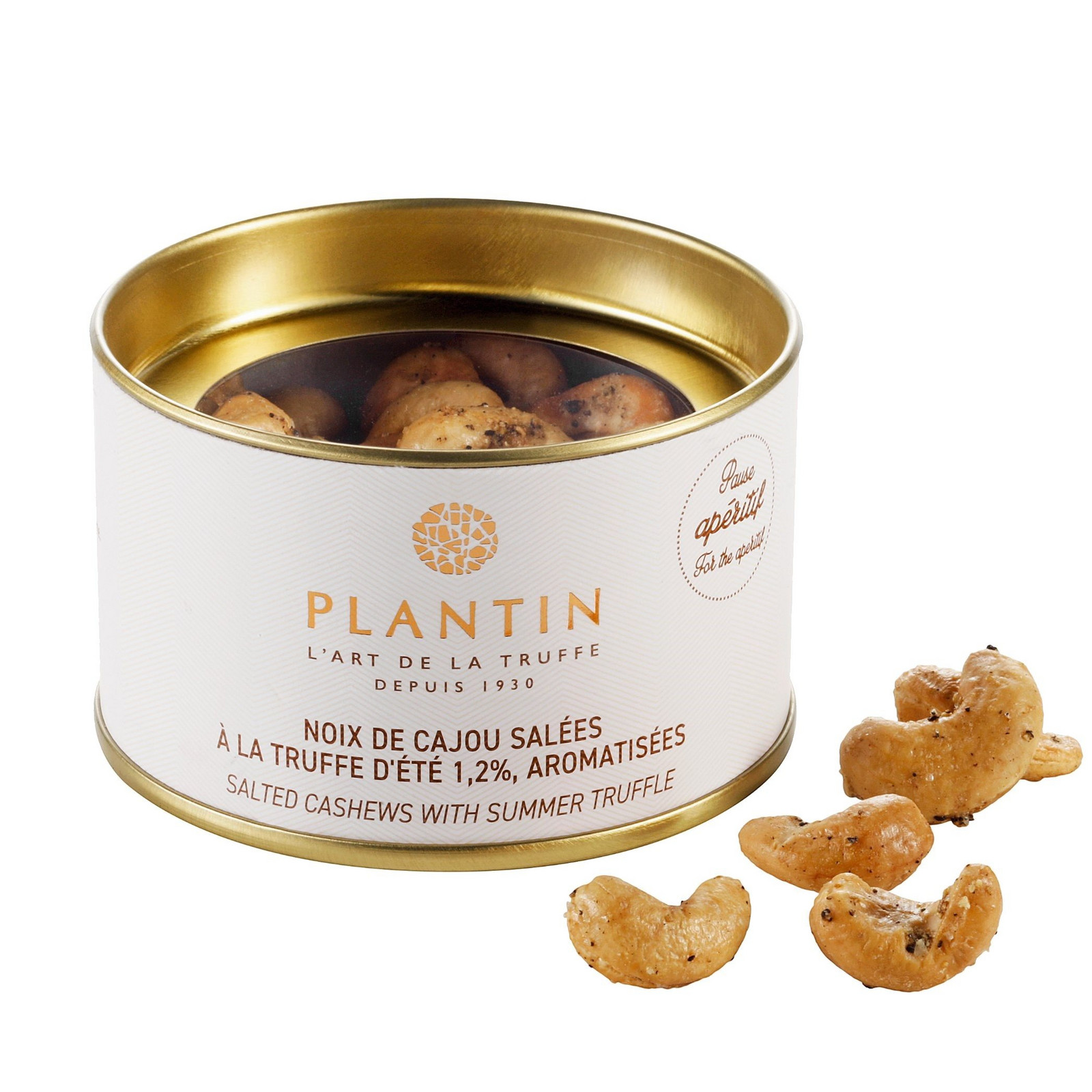 Kešu ořechy 80 g, solené s letním lanýžem, PLANTIN