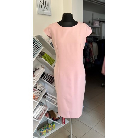 Dámské pouzdrové šaty TESSA, Velikost 46, Barva Pudrová BEST 0020068