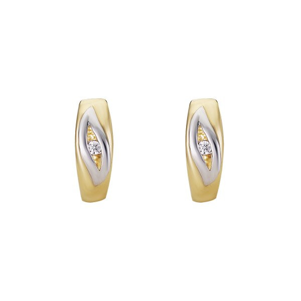 Náušnice se syntetickými kameny 236-573-000344 2.85g