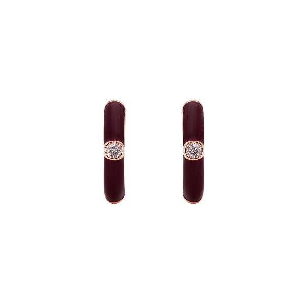 Náušnice se syntetickými kameny 636-637-RVI200-0000