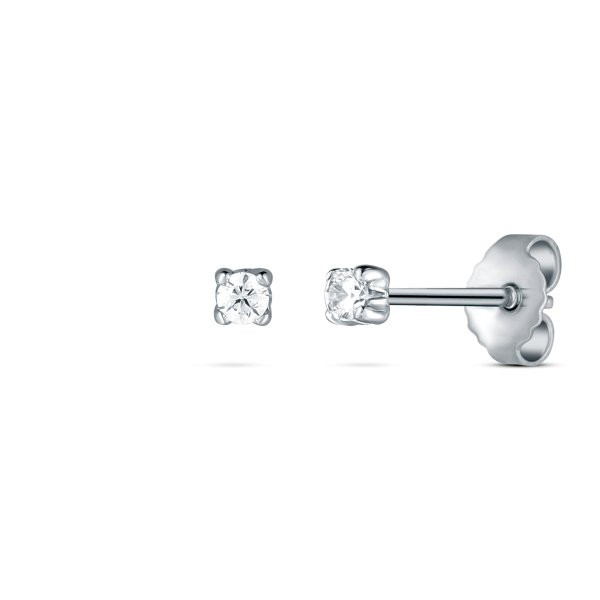 Náušnice se syntetickými kameny 336-012-072330 0.35g