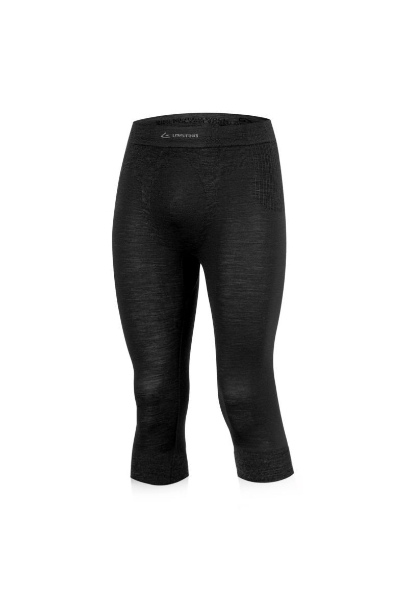 Lasting pánské merino spodky MAREO 9090 černé Velikost: L/XL