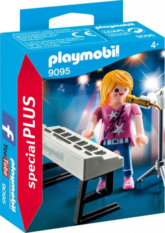 Playmobil Playmobil 9095 Zpěvačka s klávesami