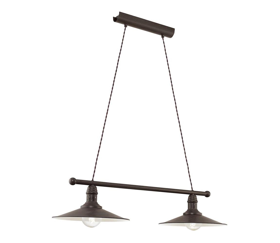 Eglo Eglo 49457 - Lustr STOCKBURY 2xE27/60W/230V