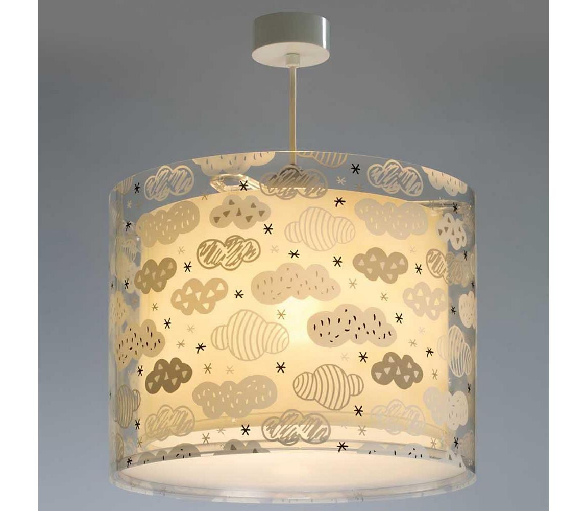 Dalber Dalber D-41412E - Dětský lustr CLOUDS 1xE27/60W/230V